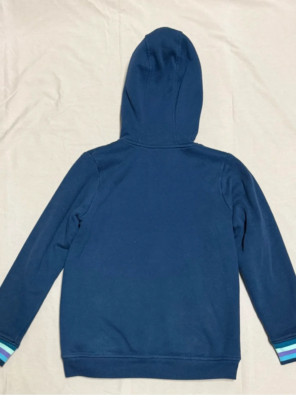 Wonder Nation Sherpa Lined Zip Hoodie Youth XL 14-16 Navy Fleece Jacket